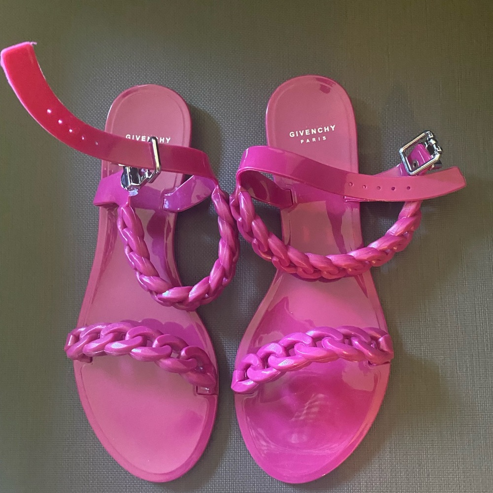 Givenchy original hot pink sandals size 38